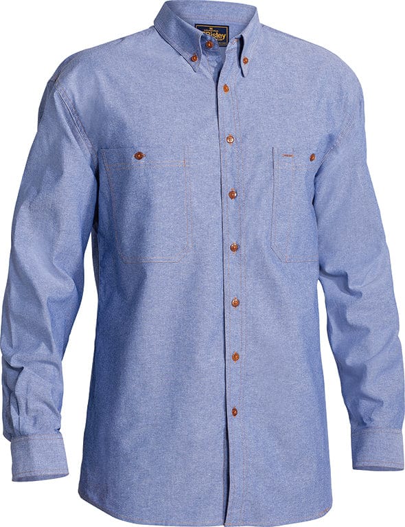 Bisley Polos / Shirts Blue / XS Bisley Chambray Shirt