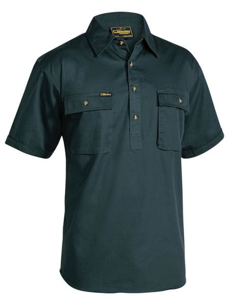 Bisley Polos / Shirts Bottle / S Bisley Closed Front Cotton Drill Shirt
