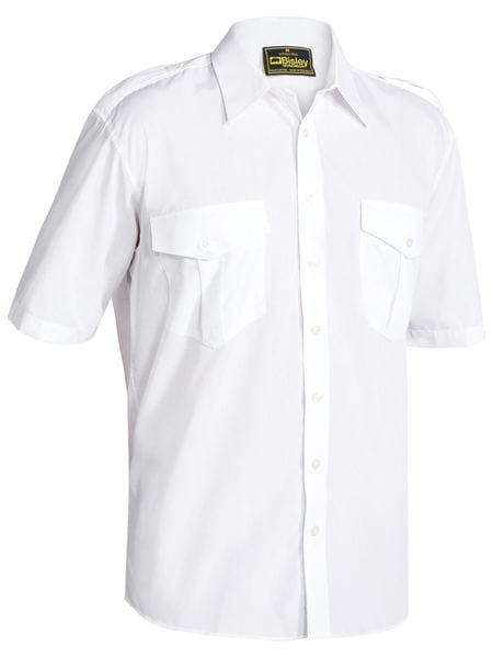Bisley Polos / Shirts White / XS Bisley Epaulette Shirts