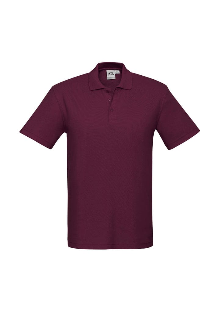 Biz Collection Biz Collection Mens Crew Short Sleeve Polo