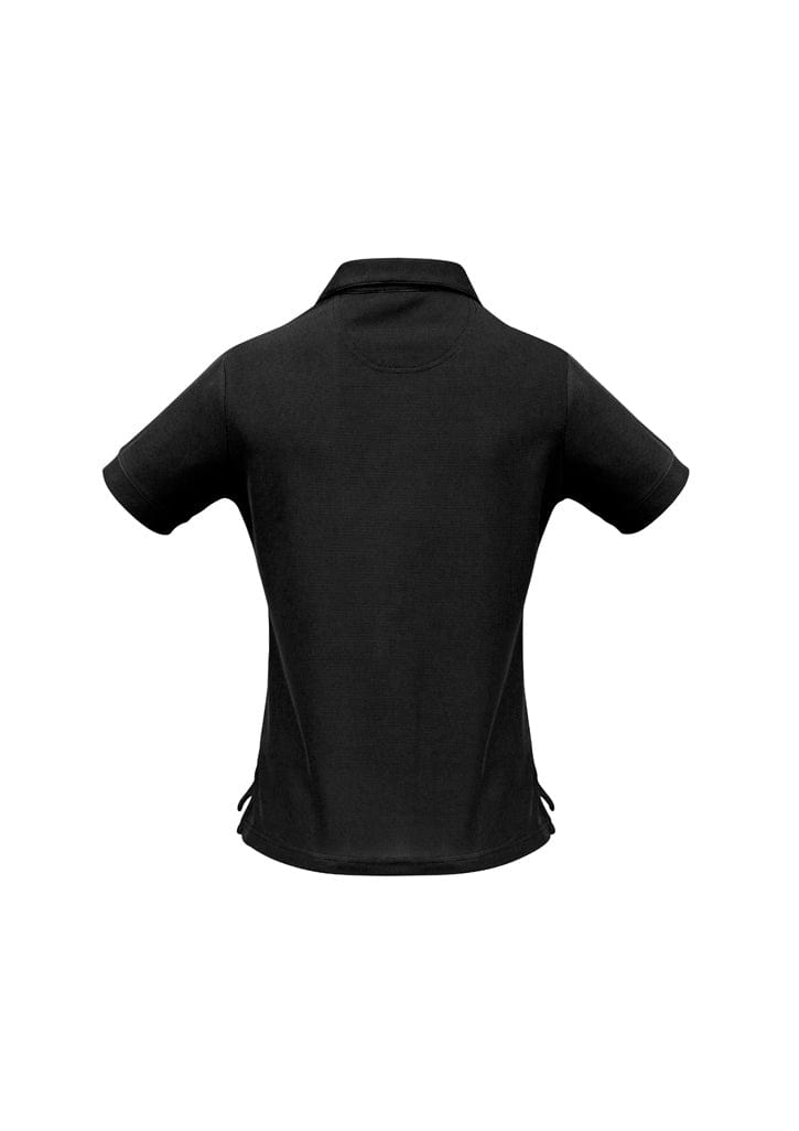 Biz Collection Biz Collection Womens Micro Waffle Short Sleeve Polo