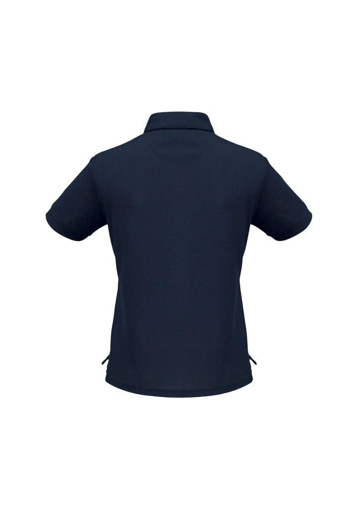 Biz Collection Biz Collection Womens Micro Waffle Short Sleeve Polo