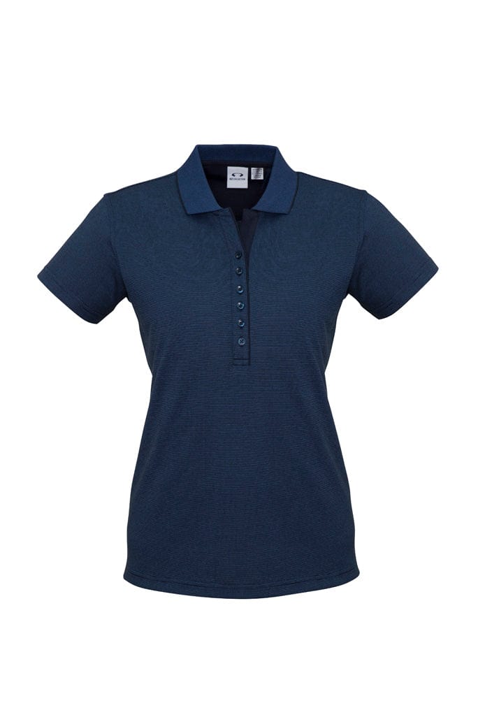 Biz Collection Biz Collection Womens Shadow Short Sleeve Polo