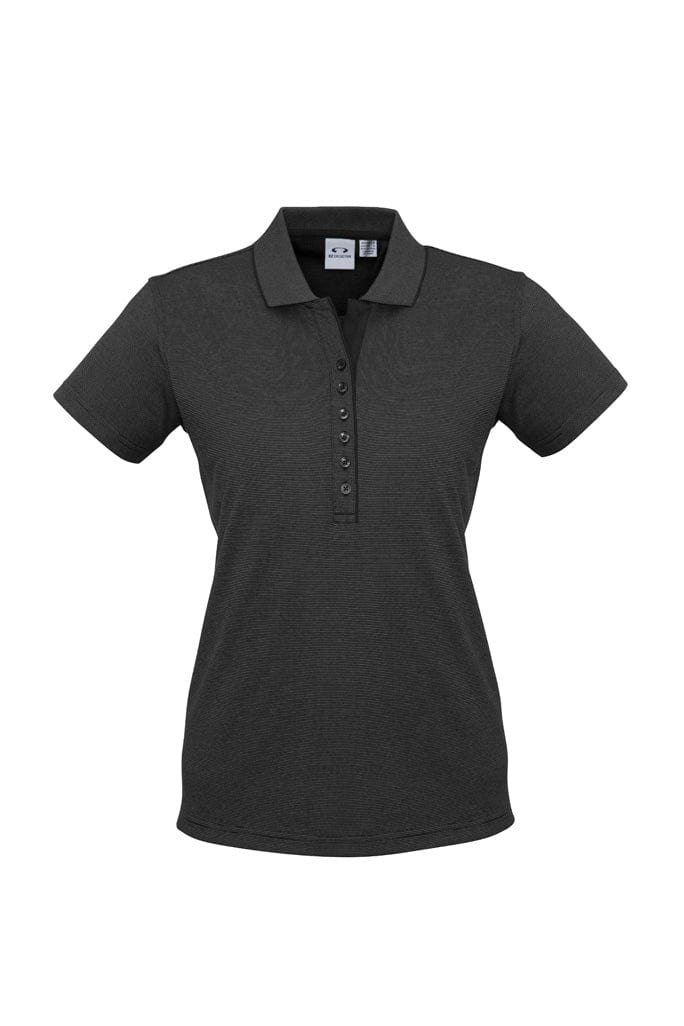 Biz Collection Biz Collection Womens Shadow Short Sleeve Polo