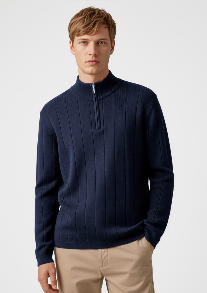 Biz Collection Polars Biz Collection Mens 80/20 Wool Pullover