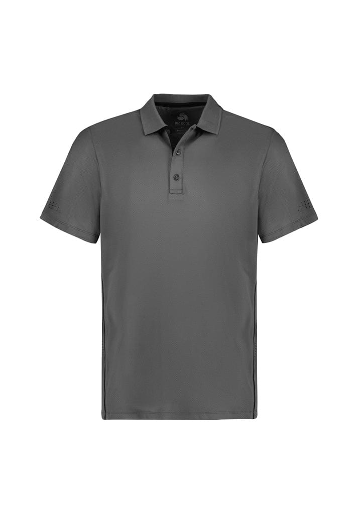 Biz Collection Polos / Shirts Ash/Black / 6 Biz Collection Kids Balance Short Sleeve Polo