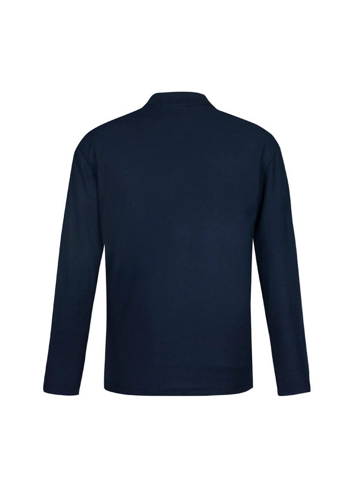 Biz Collection Polos / Shirts Biz Collection Mens Crew Long Sleeve Polo