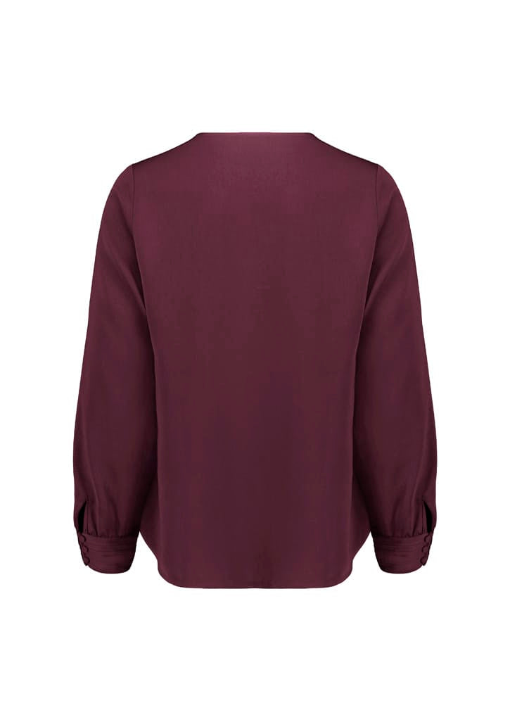 Biz Collection Polos / Shirts Biz Corperates Womens Evelyn Long Sleeve Blouse