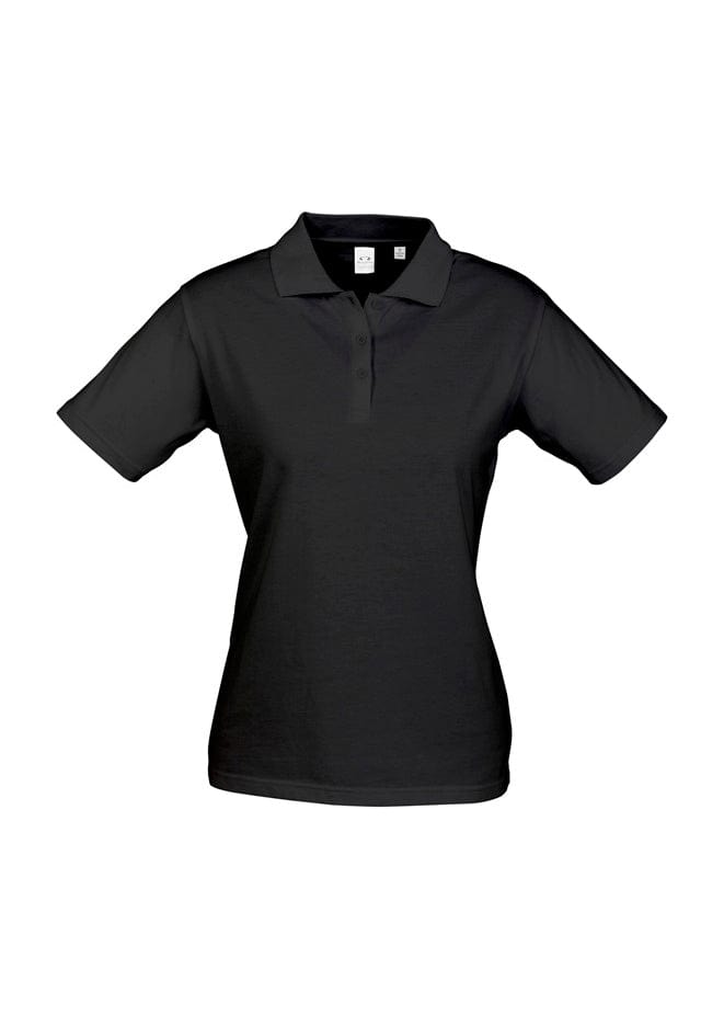 Biz Collection Polos / Shirts Black / 8 Biz Collection Womens Ice Short Sleeve Polo