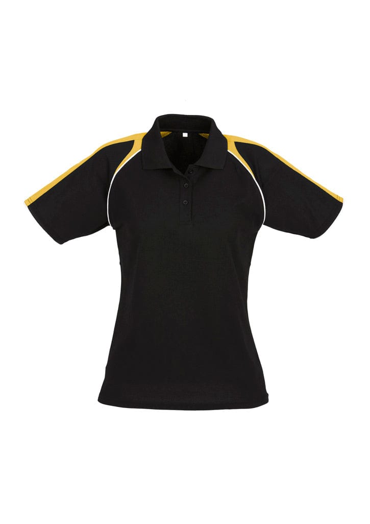 Biz Collection Polos / Shirts Black/Gold/White / 8 Biz Collection Womens Triton Short Sleeve Polo