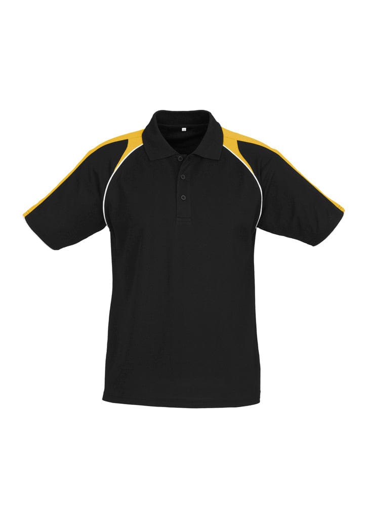 Biz Collection Polos / Shirts Black/Gold/White / S Biz Collection Mens Triton Short Sleeve Polo