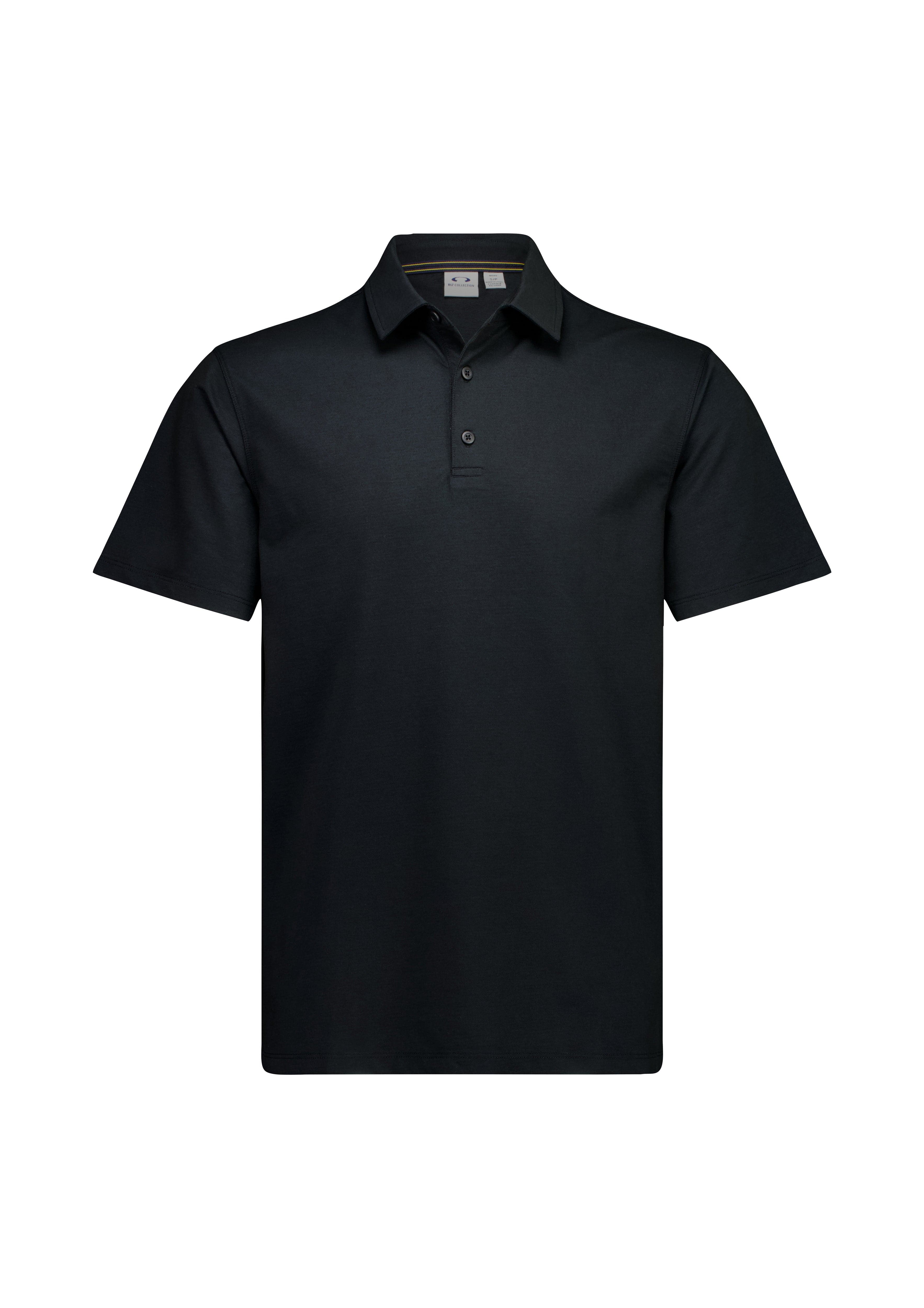 Biz Collection Polos / Shirts Black / S Mens Venture Short Sleeve Polo