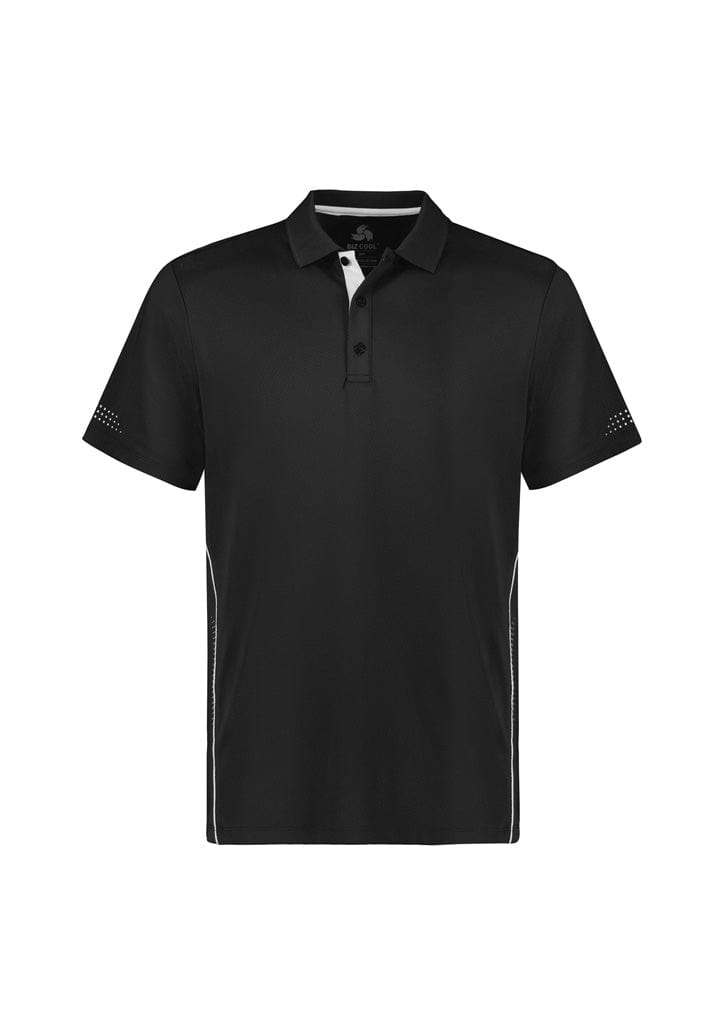 Biz Collection Polos / Shirts Black/White / 6 Biz Collection Kids Balance Short Sleeve Polo