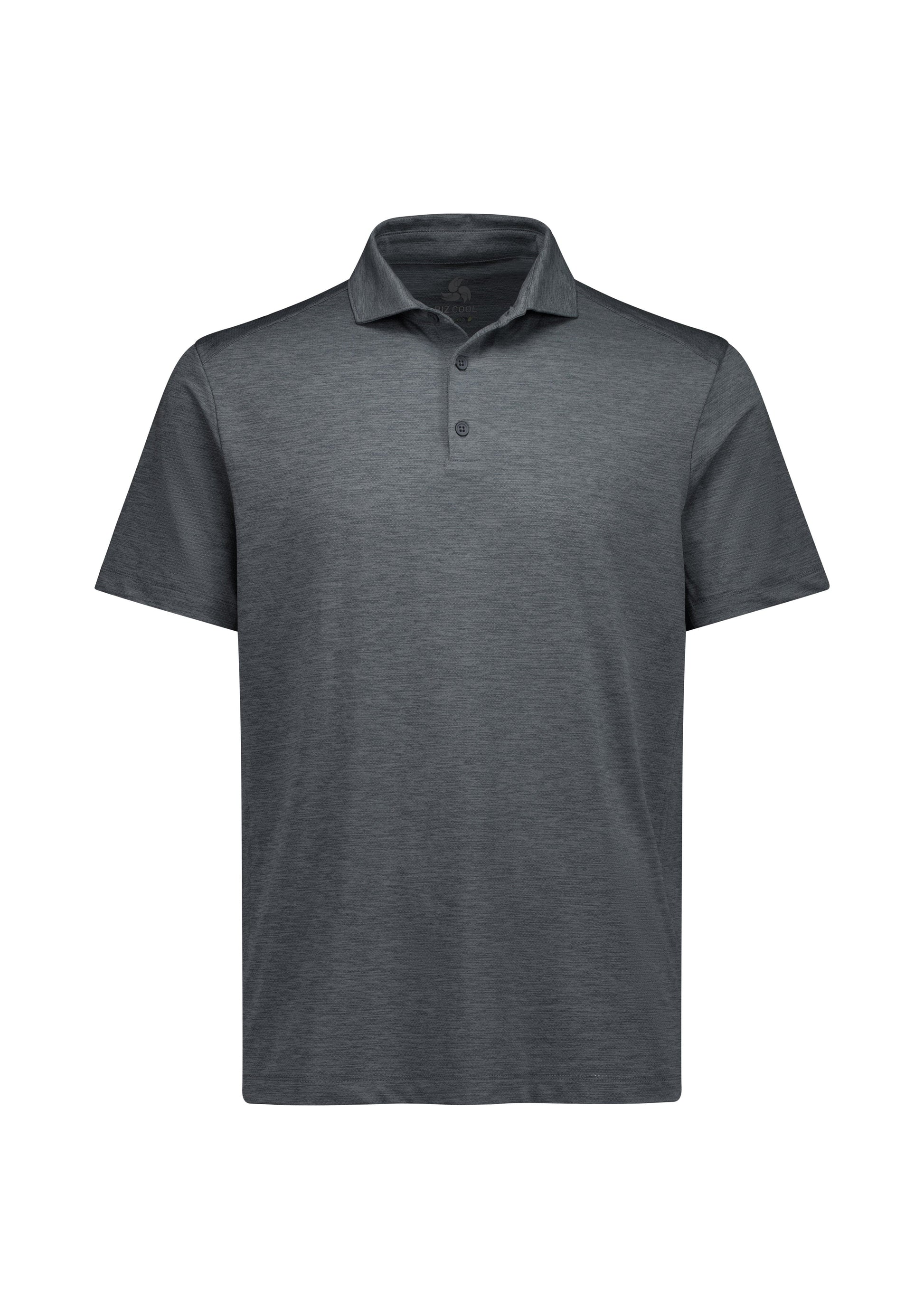 Biz Collection Polos / Shirts Charcoal Marle / S Mens Phoenix Short Sleeve Polo