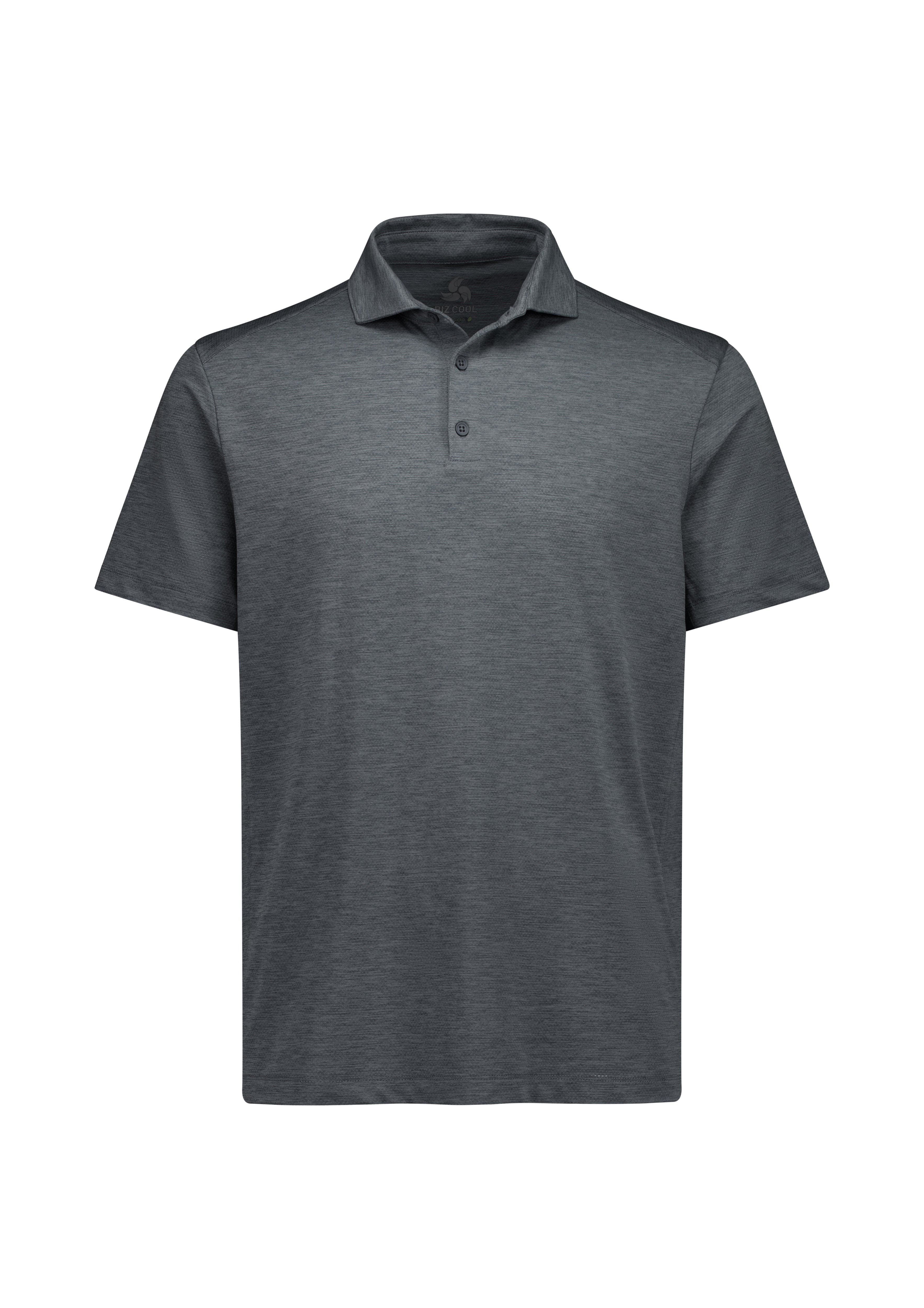 Biz Collection Polos / Shirts Charcoal Marle / S Mens Phoenix Short Sleeve Polo