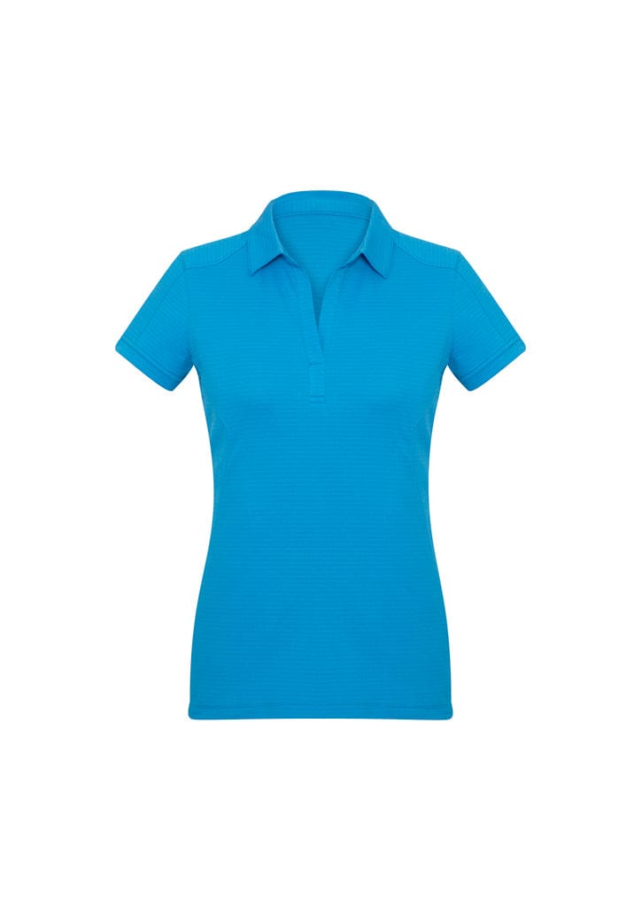 Biz Collection Polos / Shirts Cyan / 6 Biz Collection Womens Profile Short Sleeve Polo
