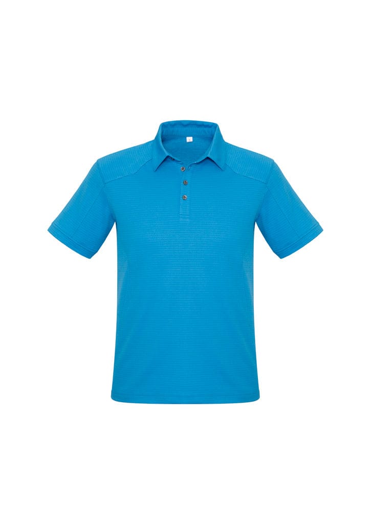 Biz Collection Polos / Shirts Cyan / S Biz Collection Mens Profile Short Sleeve Polo