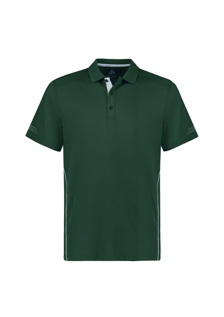 Biz Collection Polos / Shirts Forest/White / 6 Biz Collection Kids Balance Short Sleeve Polo
