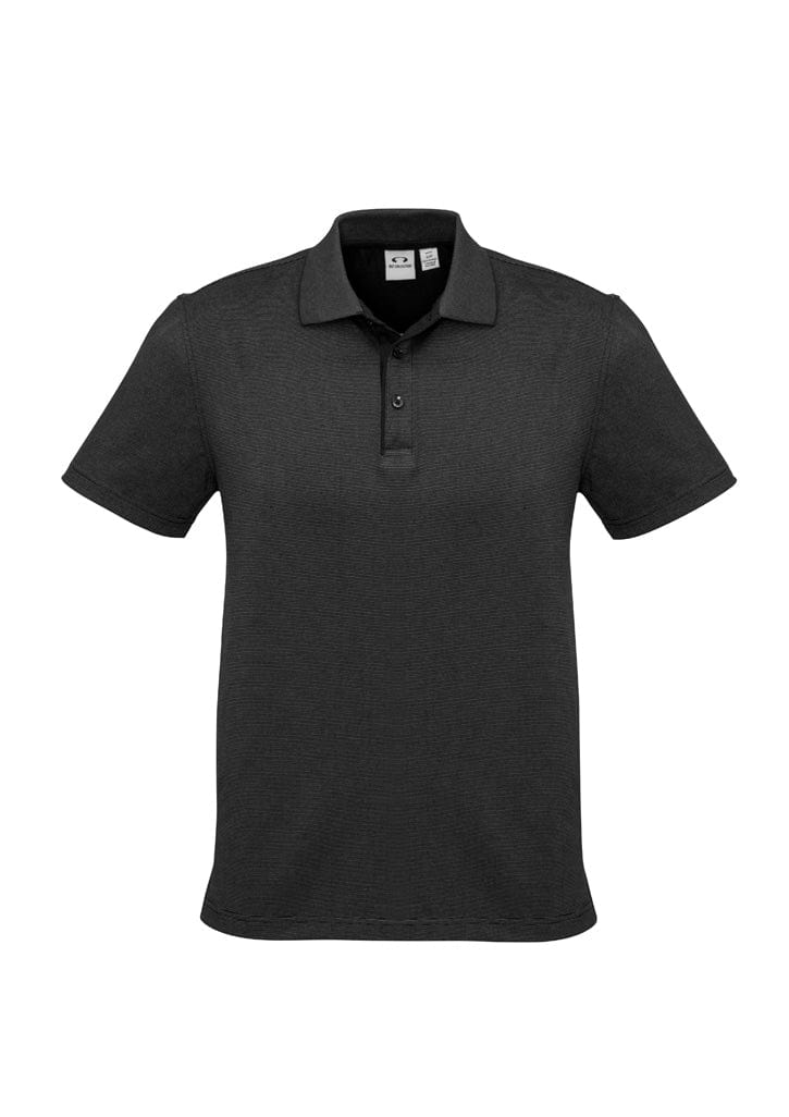 Biz Collection Polos / Shirts Graphite Black / S Biz Collection Mens Shadow Short Sleeve Polo