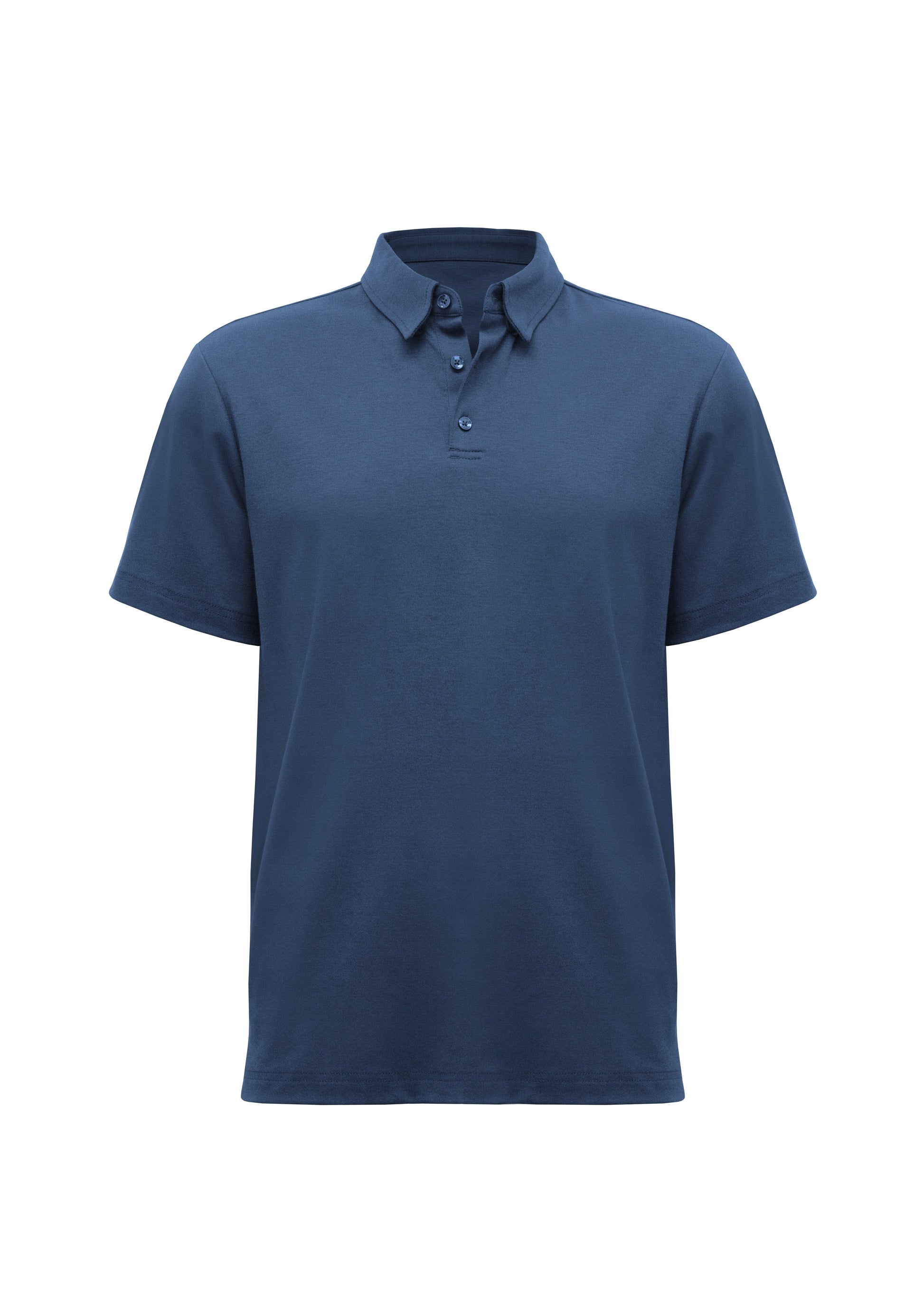Biz Collection Polos / Shirts Mineral Blue / S Mens Lotus Short Sleeve Polo
