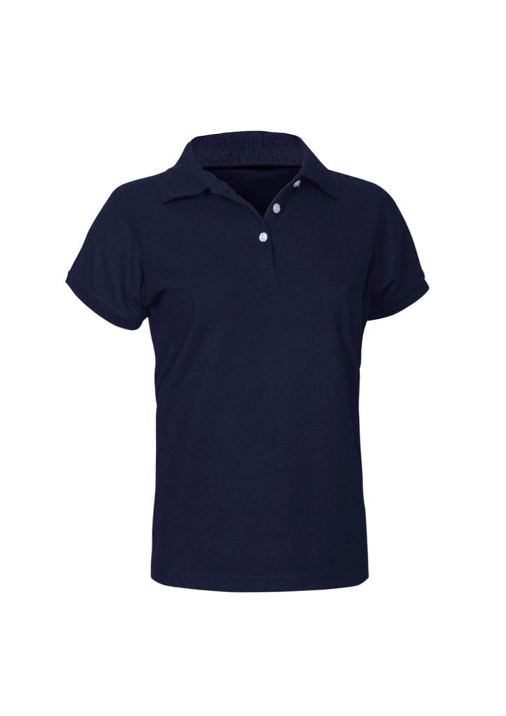 Biz Collection Polos / Shirts Navy / 6 Biz Collection Womens Neon Short Sleeve Polo