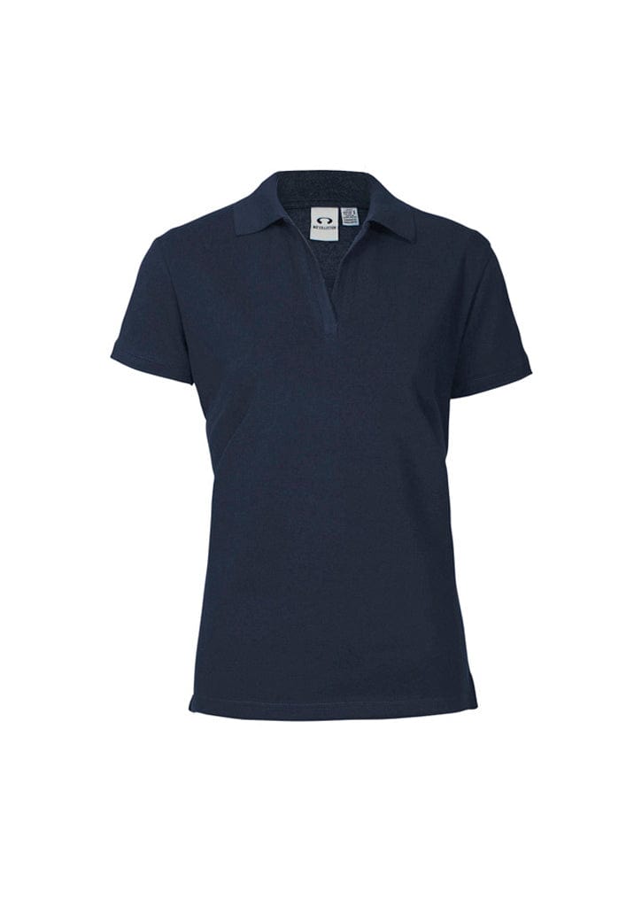 Biz Collection Polos / Shirts Navy / 6 Biz Collection Womens Oceana Short Sleeve Polo