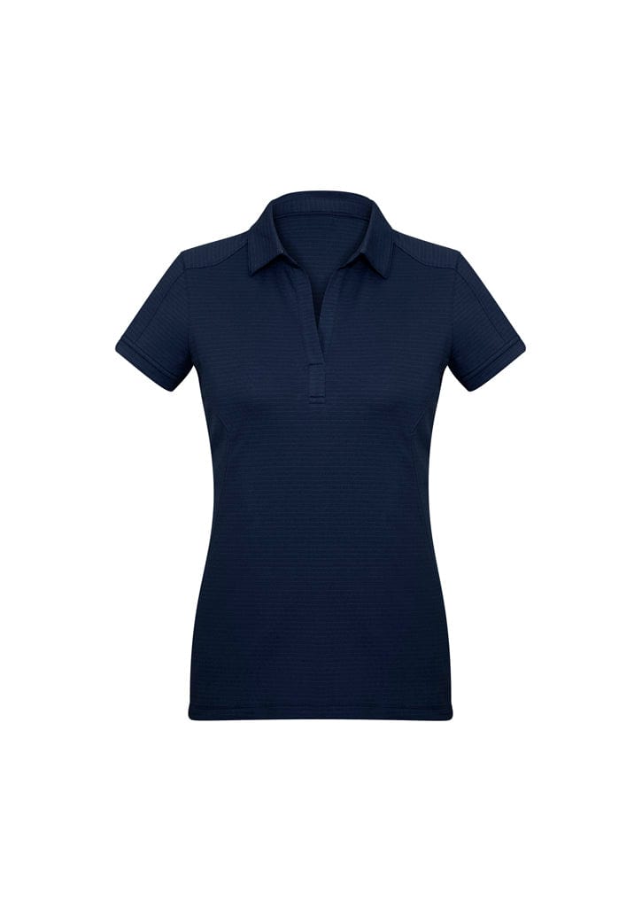 Biz Collection Polos / Shirts Navy / 6 Biz Collection Womens Profile Short Sleeve Polo