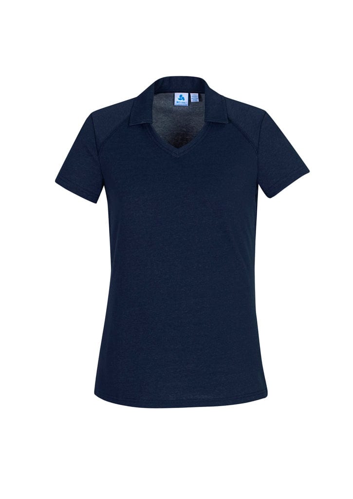 Biz Collection Polos / Shirts Navy / 8 Biz Collection Womens Byron Short Sleeve Polo