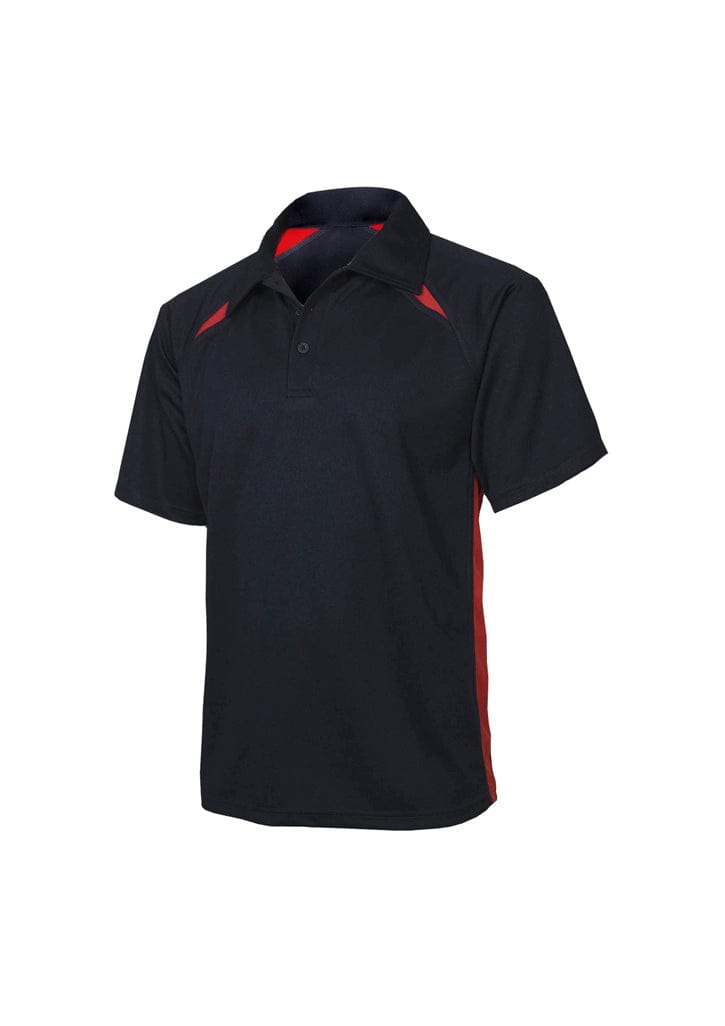 Biz Collection Polos / Shirts Navy/Red / 4 Biz Collection Kids Splice Short Sleeve Polo