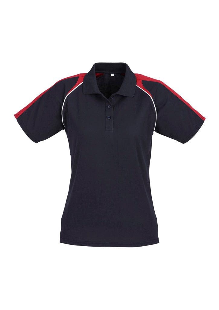 Biz Collection Polos / Shirts Navy/Red/White / 8 Biz Collection Womens Triton Short Sleeve Polo