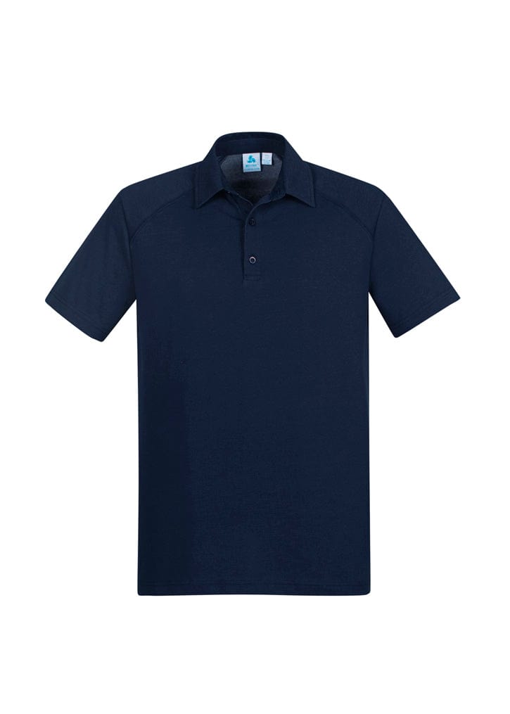 Biz Collection Polos / Shirts Navy / S Biz Collection Mens Byron Short Sleeve Polo