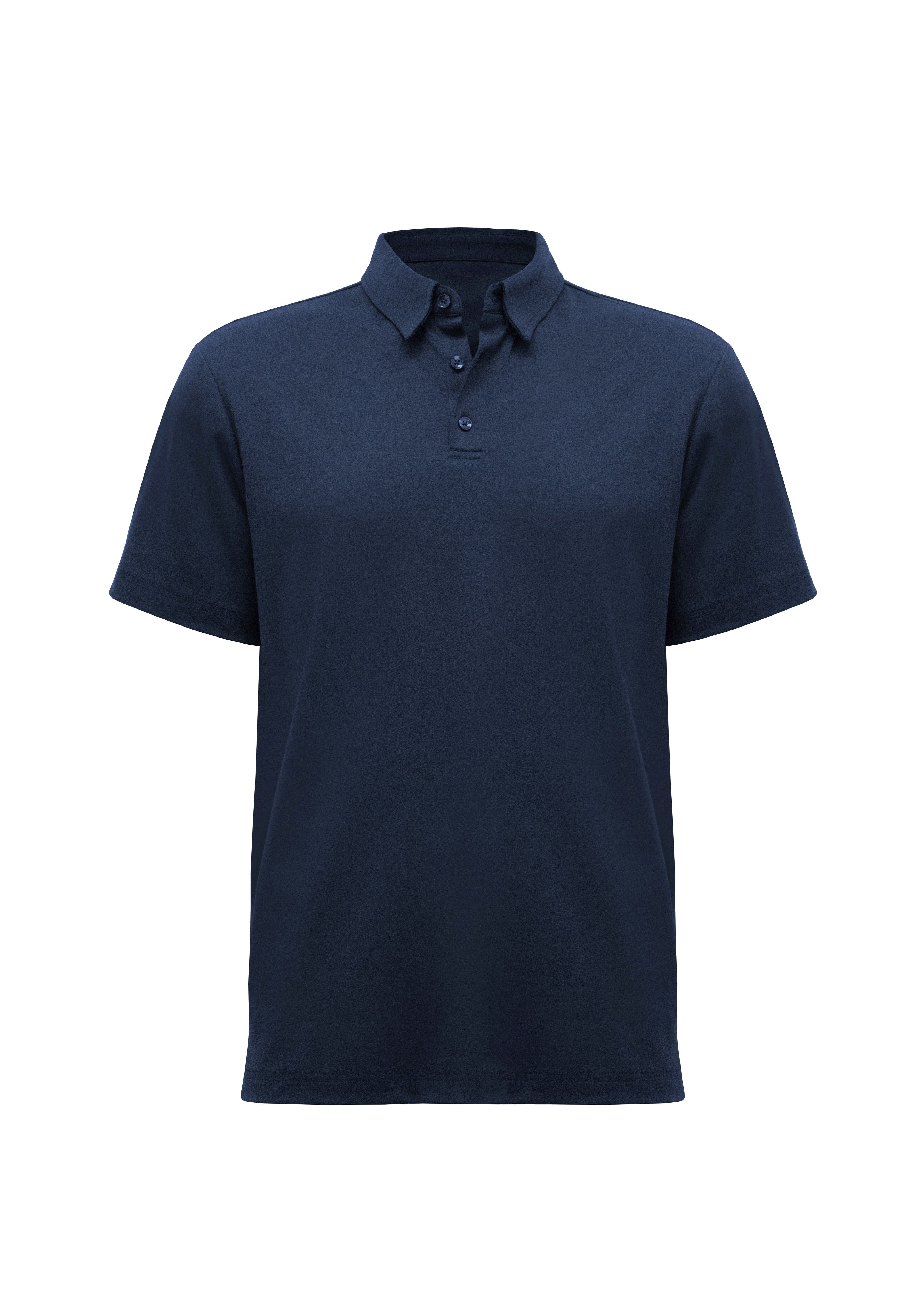 Biz Collection Polos / Shirts Navy / S Mens Lotus Short Sleeve Polo
