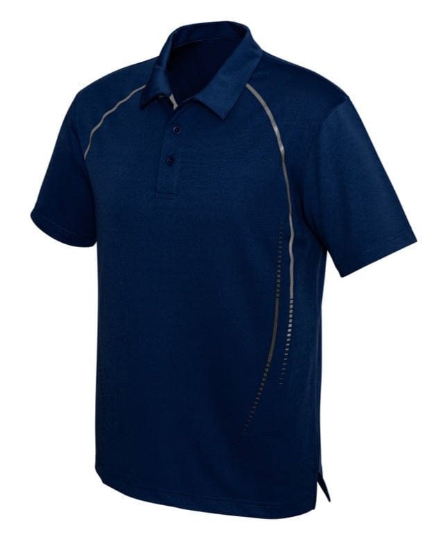 Biz Collection Polos / Shirts Navy/Silver / S Biz Collection Men's Cyber Polo