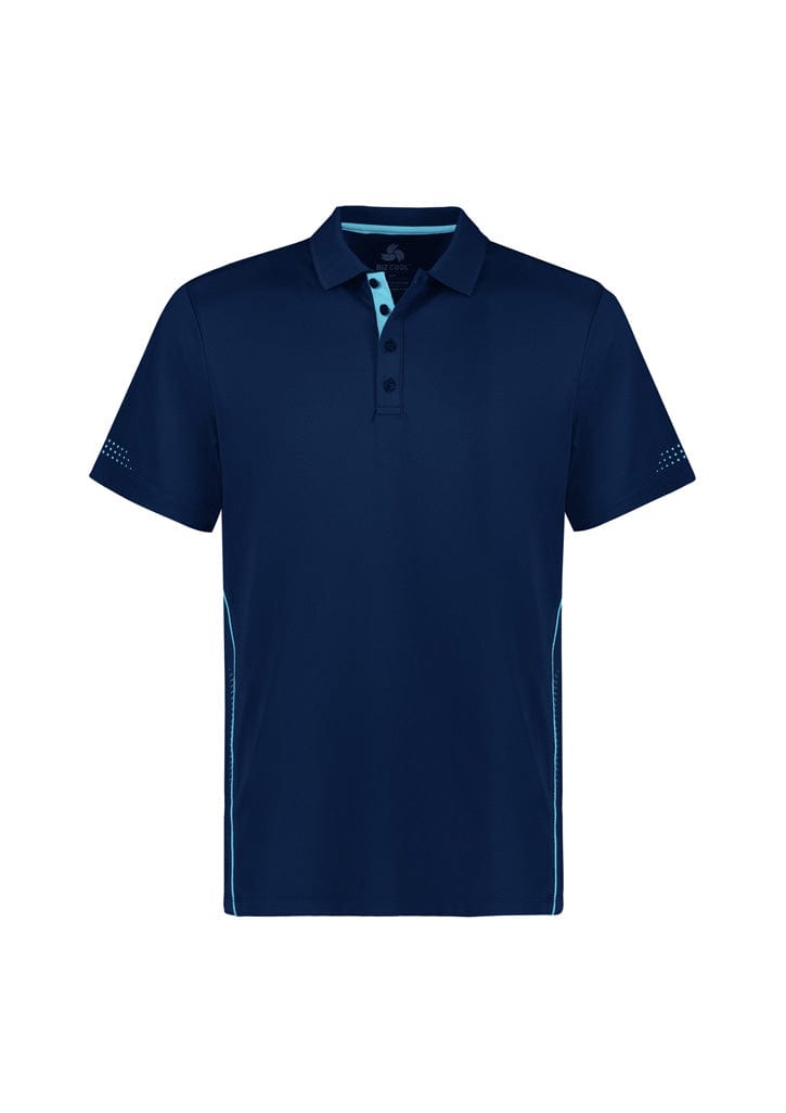 Biz Collection Polos / Shirts Navy/Sky / S Biz Collection Mens Balance Short Sleeve Polo
