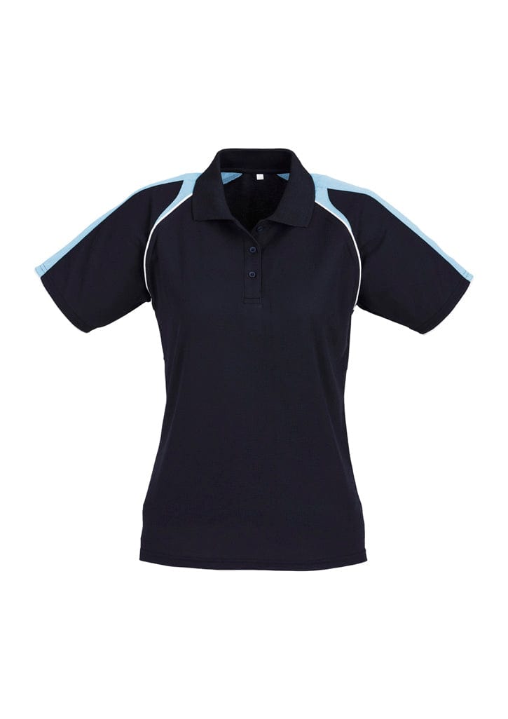 Biz Collection Polos / Shirts Navy/Spring Blue/White / 8 Biz Collection Womens Triton Short Sleeve Polo