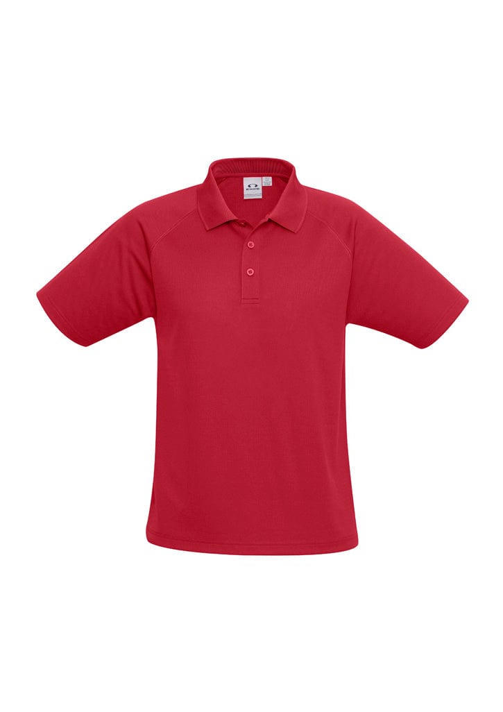 Biz Collection Polos / Shirts Red / S Biz Collection Mens Sprint Short Sleeve Polo