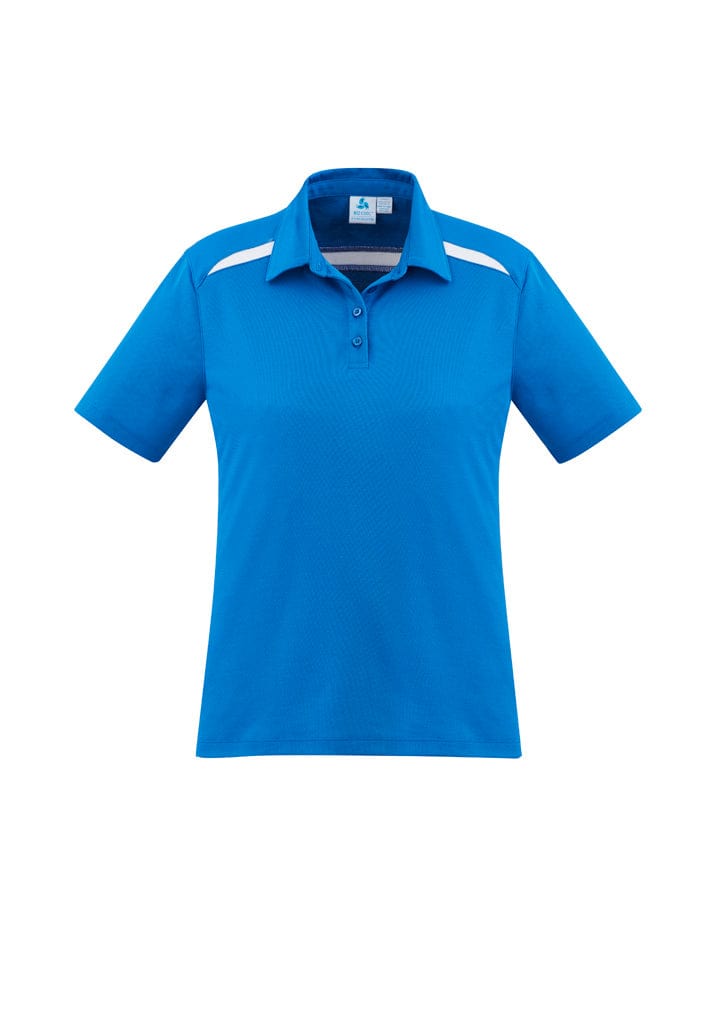 Biz Collection Polos / Shirts Royal/White / 6 Biz Collection Womens Sonar Short Sleeve Polo