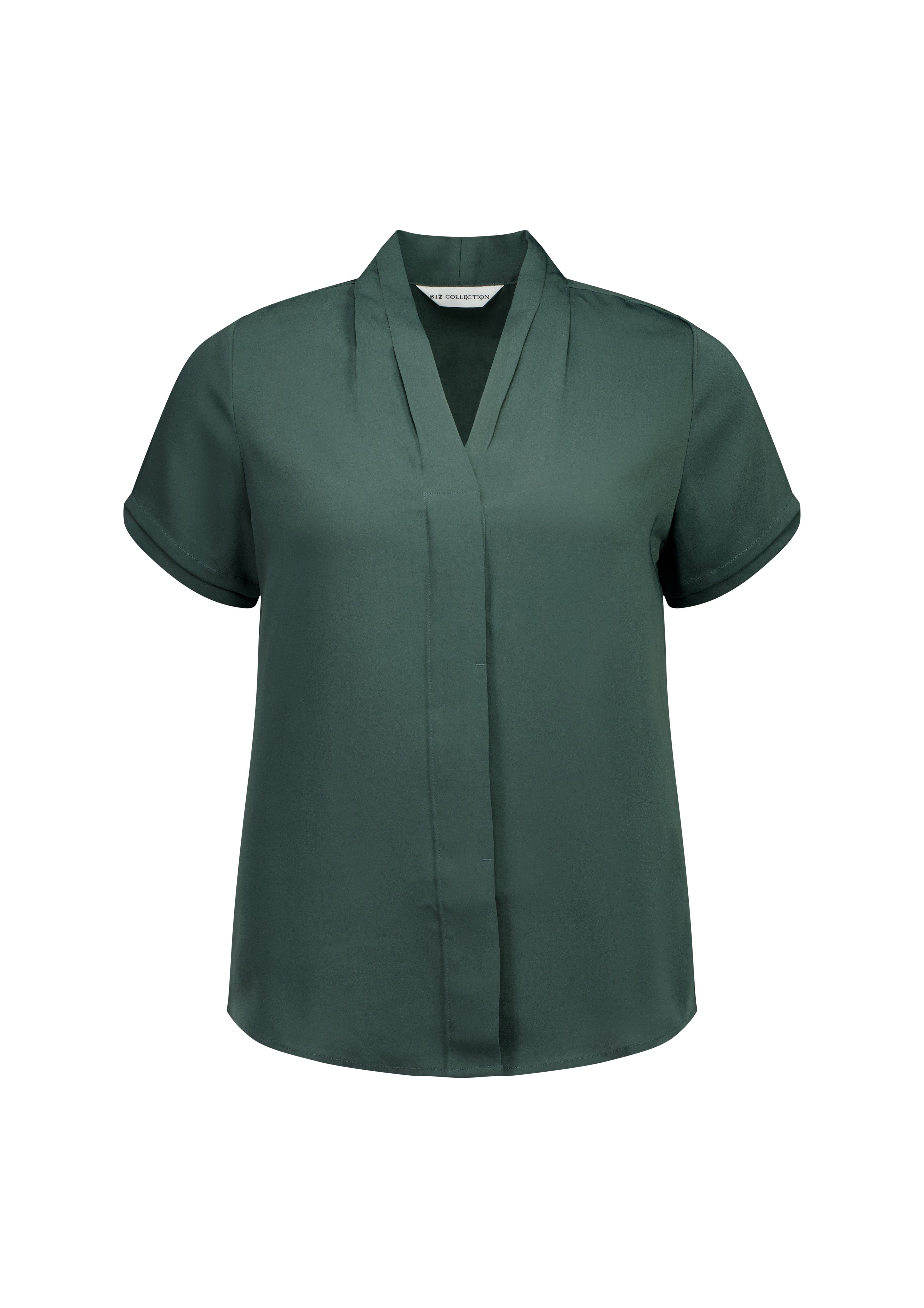 Biz Collection Polos / Shirts Seafoam / 6 Biz Collection Ladies Madison Short Sleeve