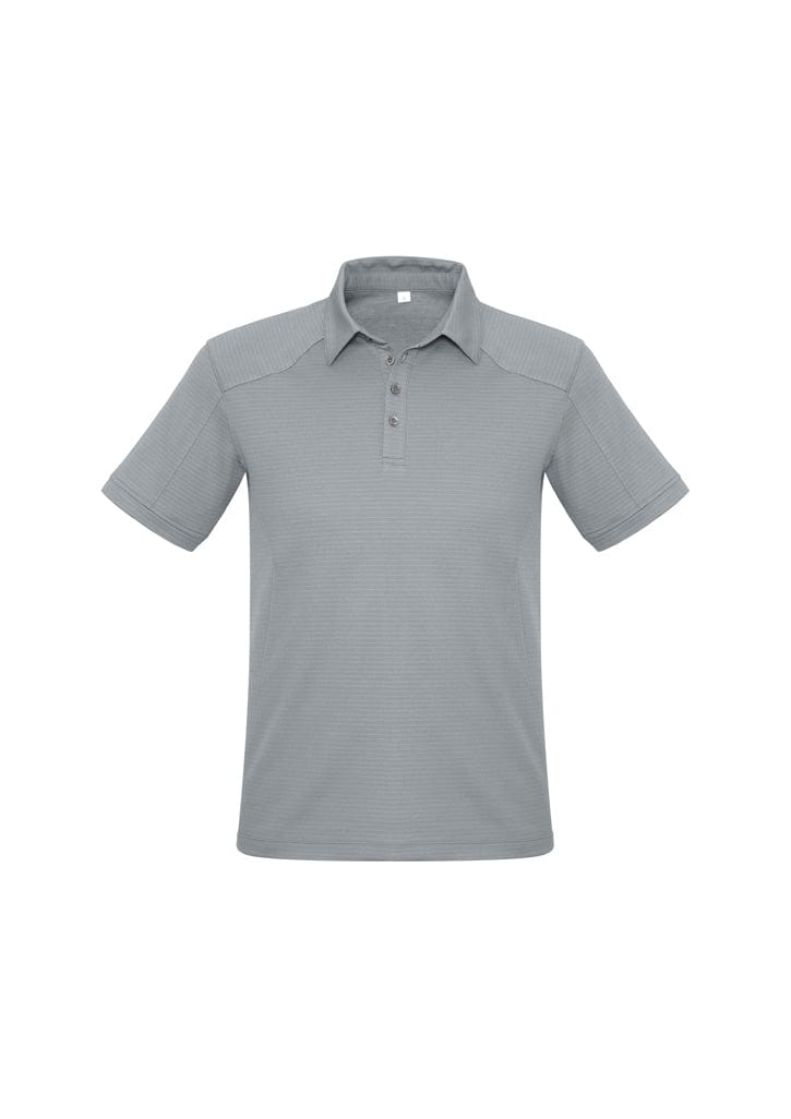 Biz Collection Polos / Shirts Silver / S Biz Collection Mens Profile Short Sleeve Polo
