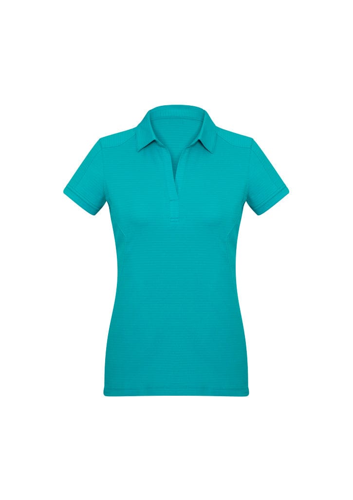 Biz Collection Polos / Shirts Teal / 6 Biz Collection Womens Profile Short Sleeve Polo