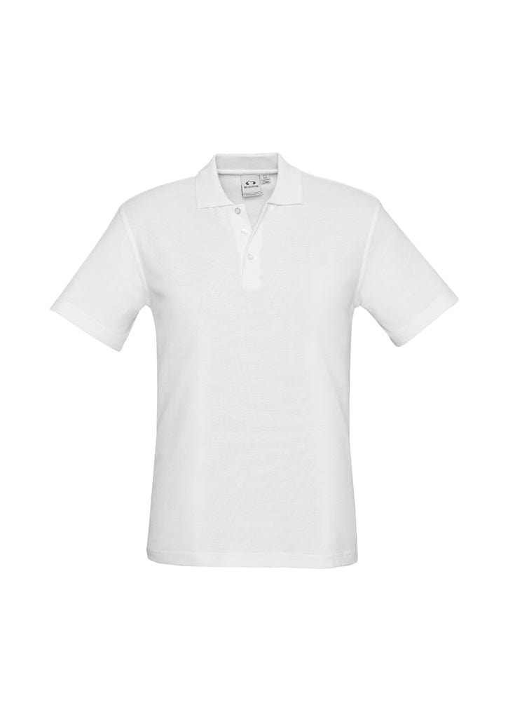 Biz Collection Polos / Shirts White / 4 Biz Collection Kids Crew Short Sleeve Polo