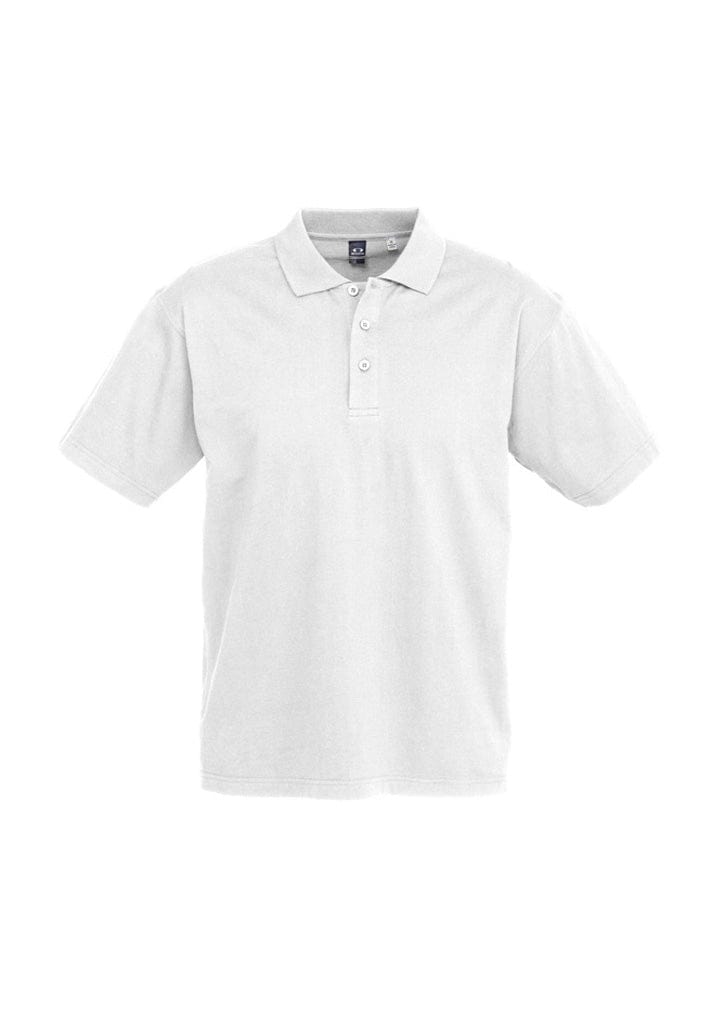 Biz Collection Polos / Shirts White / S Biz Collection Mens Ice Short Sleeve Polo