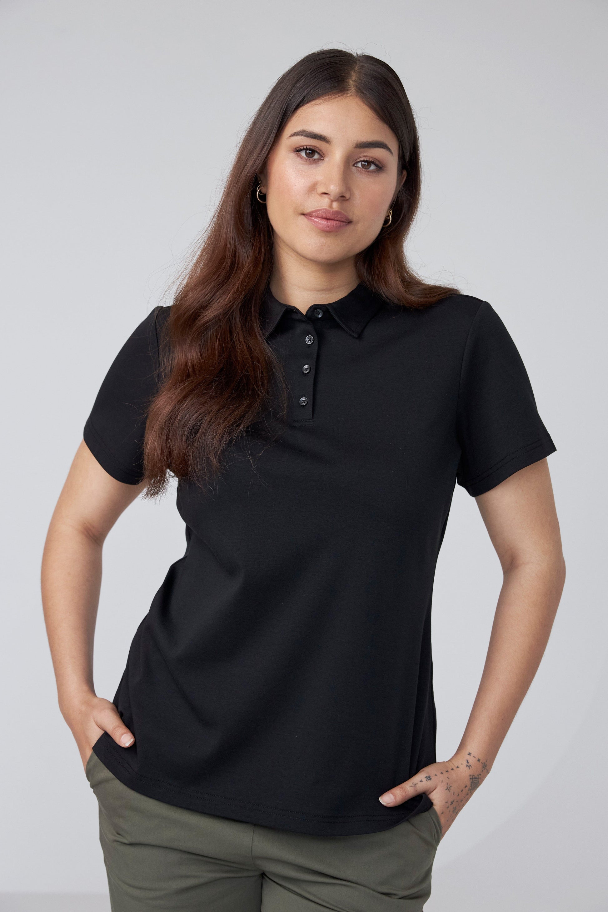 Biz Collection Polos / Shirts Womens Lotus Short Sleeve Polo