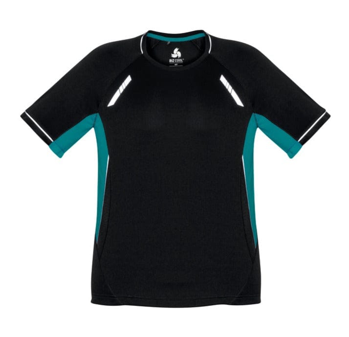 Biz Collection T-Shirts Black/Teal/Silver / S Biz Collection Men's Renegade Tee