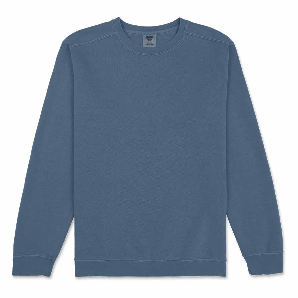 Comfort Colors Crews Denim / S Comfort Colors Adult Crewneck Sweatshirt