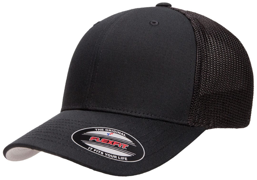 Flexfit Hats Black / S-M Flexfit Mesh Trucker