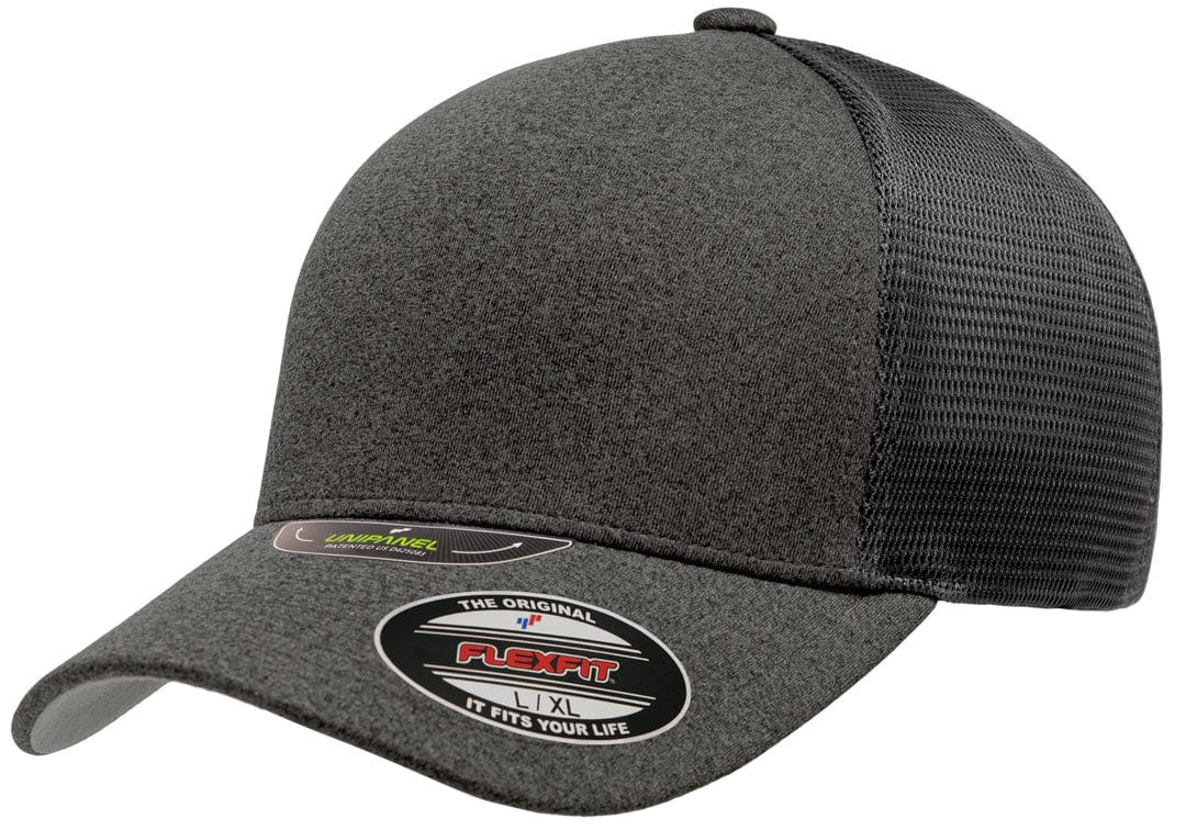 Flexfit Hats Dark Grey / S-M Flexfit Unipanel Trucker Mesh Cap