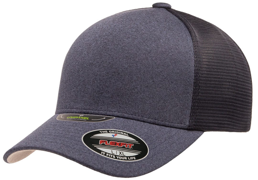 Flexfit Hats Navy / S-M Flexfit Unipanel Trucker Mesh Cap