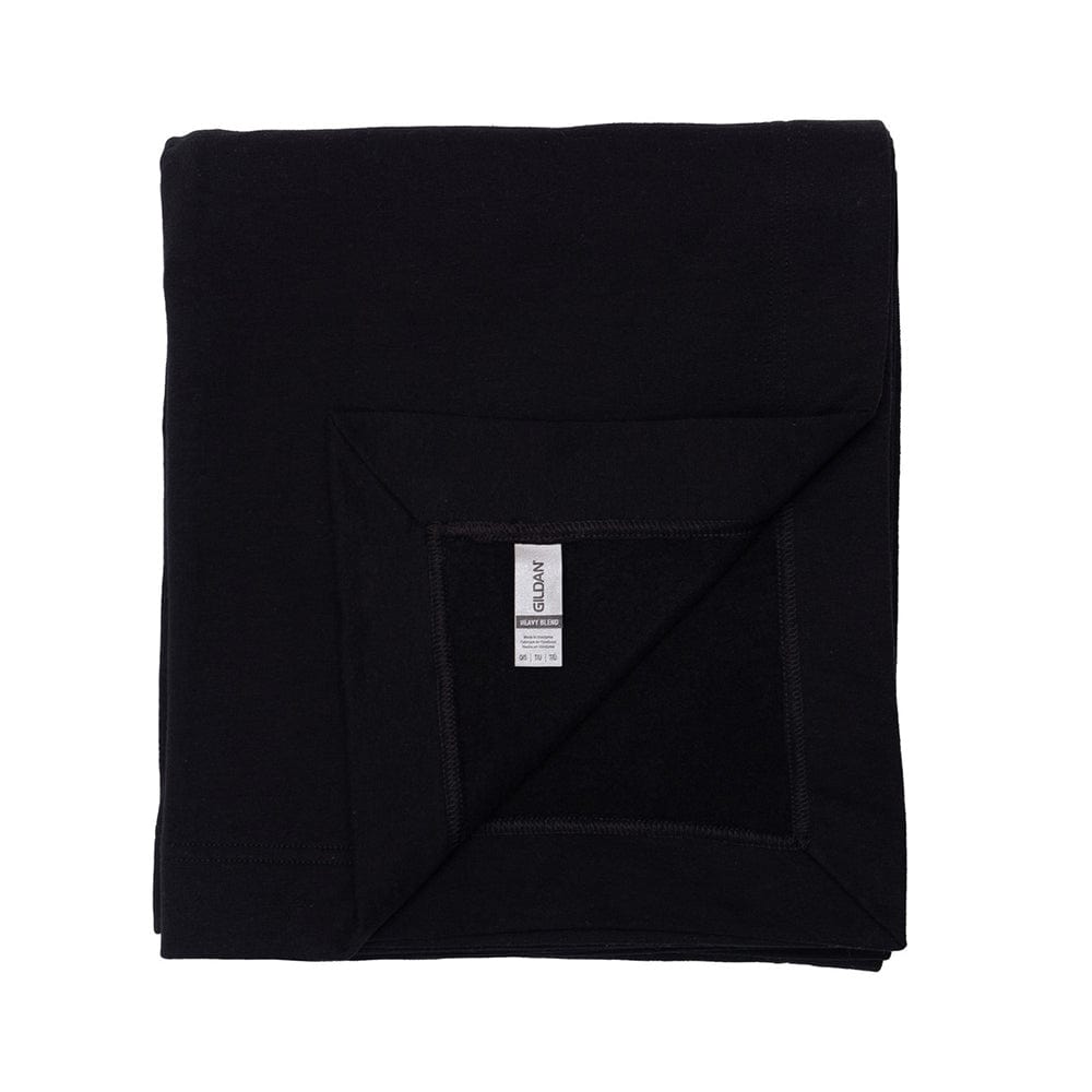 Gildan Accessories Black / One Size Gildan Heavy Blend Stadium Blanket