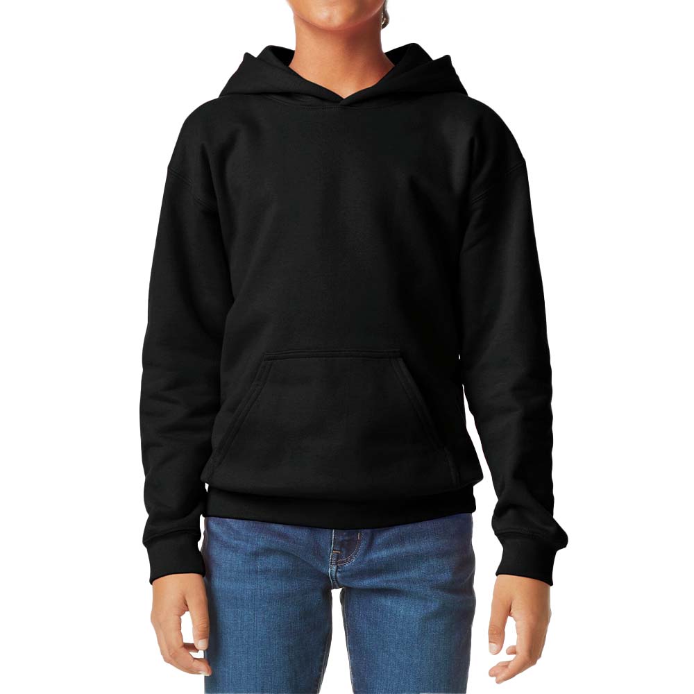 Gildan Hoodies Black / XS Gildan Softstyle Youth Hooded Sweatshirt